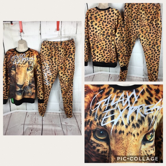 cheetah sweatsuit